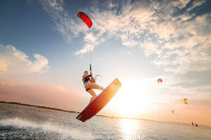 Learning Kitesurfing